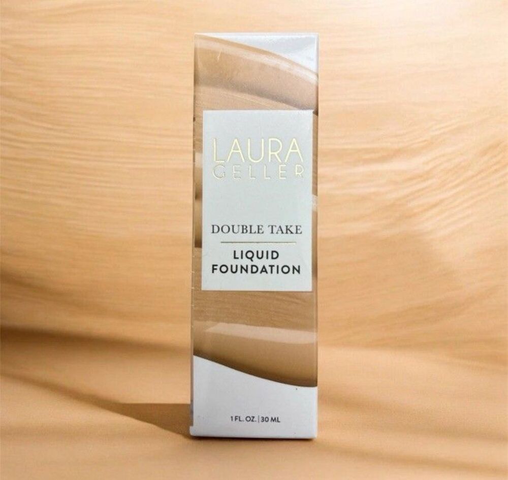 Laura Geller Double Take Liquid Foundation Matte Medium Buildable 1 fl oz NIB